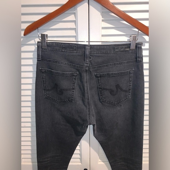 AG Adriano Goldschmied the Farrah skinny, High-Rise Skinny size 28R faded black - Picture 7 of 8